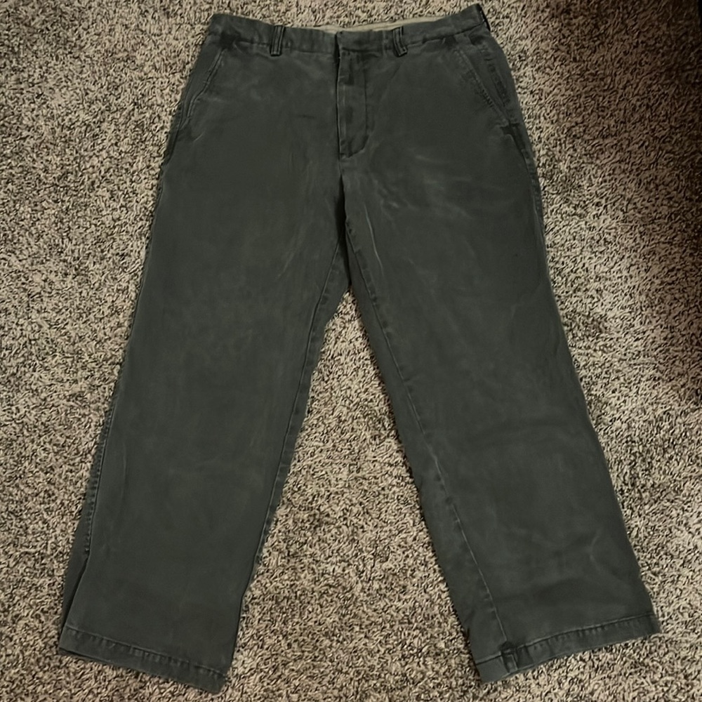 VINTAGE Mens 34x29 Dockers Army Green Pants